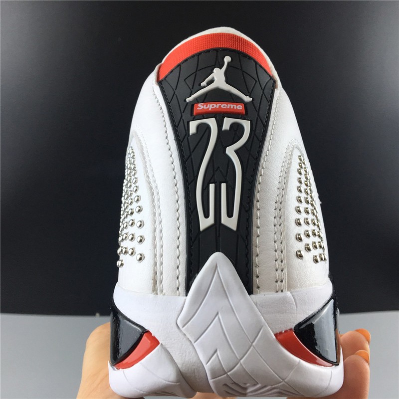 S*p*e Air Jordan 14 White University Red BV7630-106