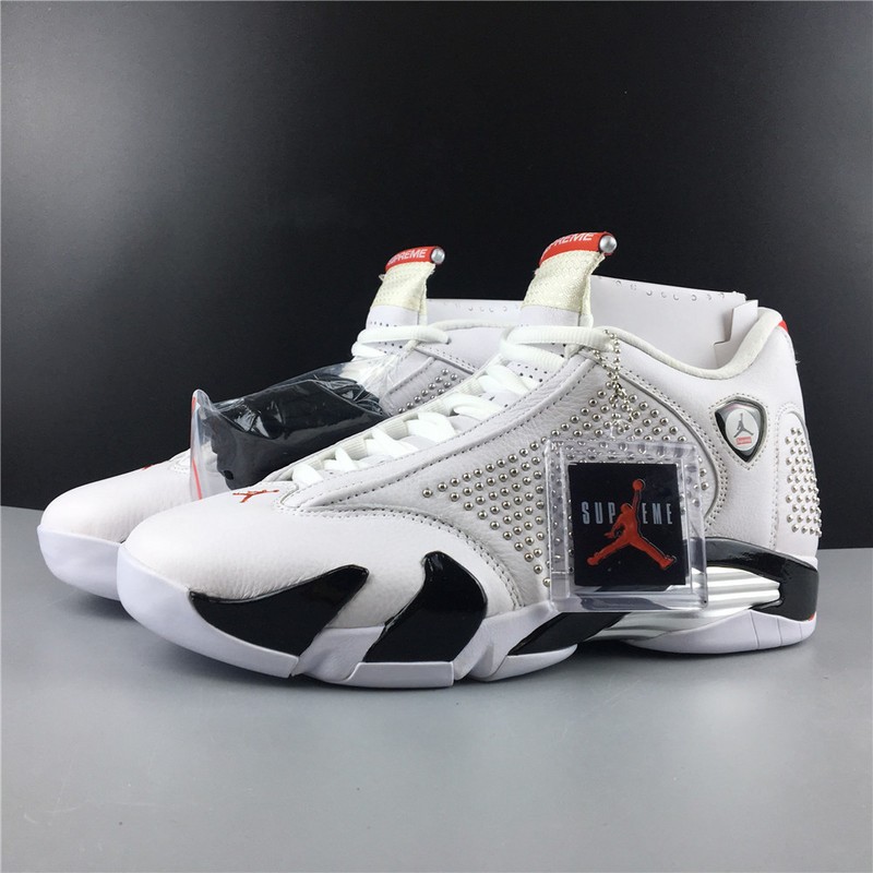 S*p*e Air Jordan 14 White University Red BV7630-106