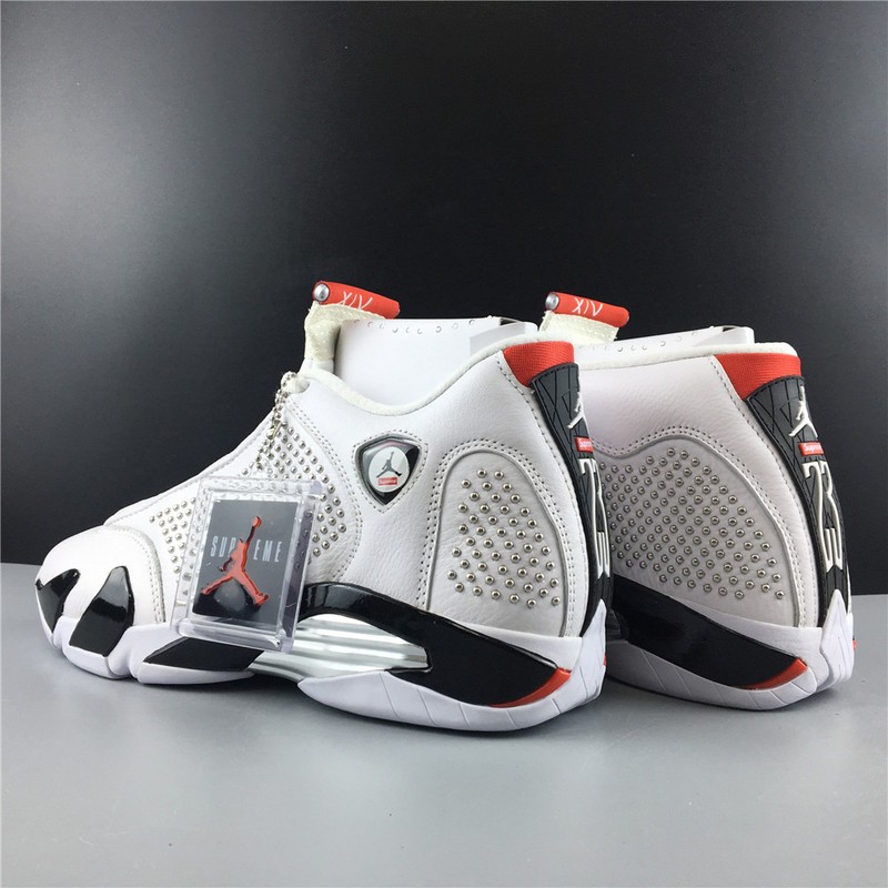 S*p*e Air Jordan 14 White University Red BV7630-106