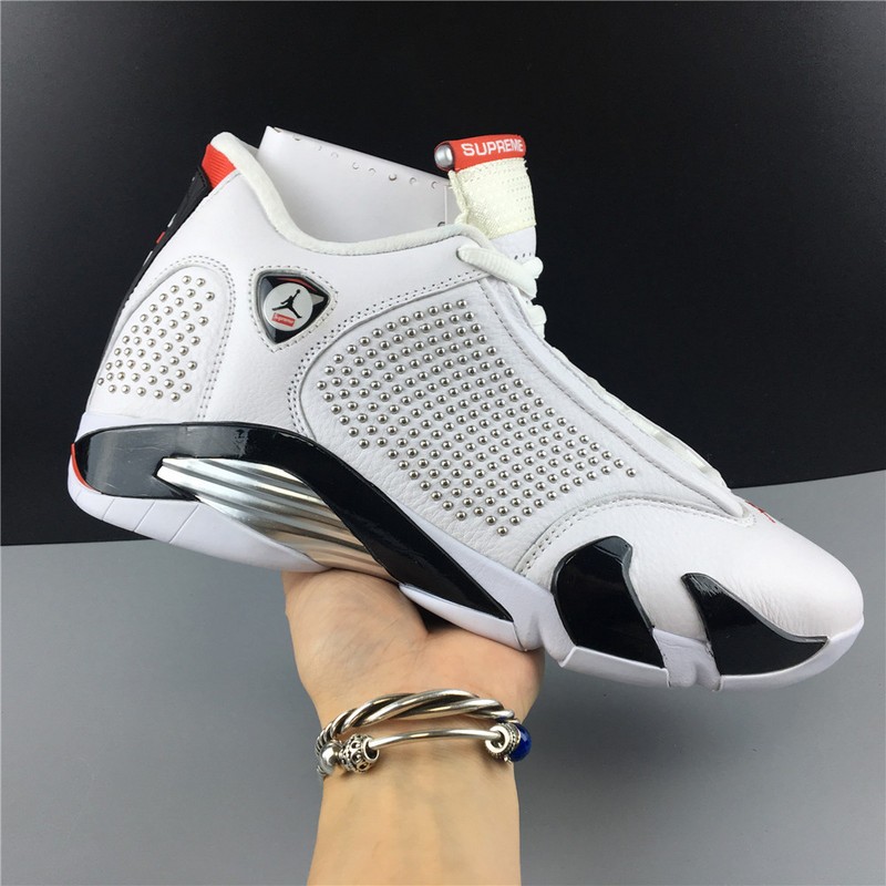 S*p*e Air Jordan 14 White University Red BV7630-106