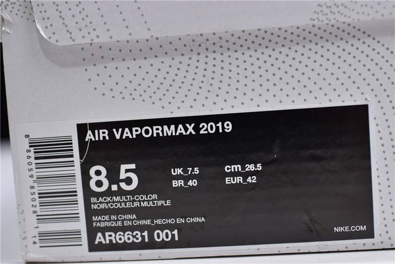 Air VaporMax 2019 Throwback Future  AR6631-001