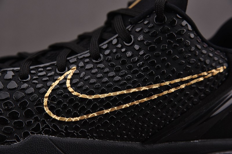 Nike Zoom Kobe 6 Black Del Sol Metallic Gold KB0824-127