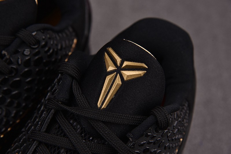 Nike Zoom Kobe 6 Black Del Sol Metallic Gold KB0824-127