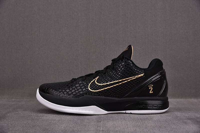 Nike Zoom Kobe 6 Black Del Sol Metallic Gold KB0824-127