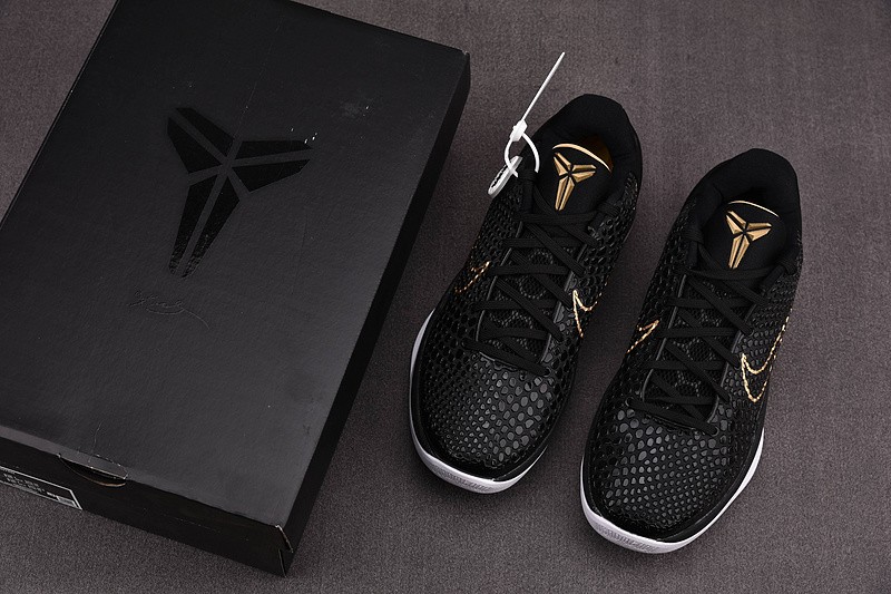 Nike Zoom Kobe 6 Black Del Sol Metallic Gold KB0824-127