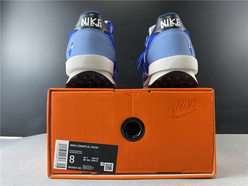 NIKE LD WAFFLE SACAI white BLUE lake BV2552-401