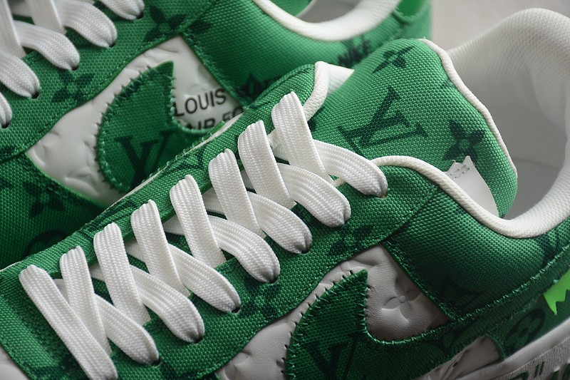 NIKE LOW AIR FORCE 1 X LV green white