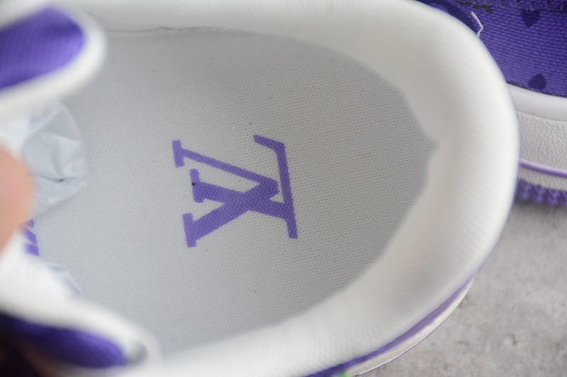 NIKE LOW AIR FORCE 1 X LV purple white