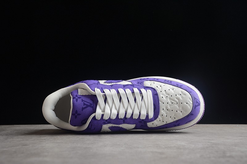 NIKE LOW AIR FORCE 1 X LV purple white