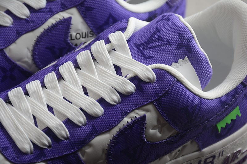 NIKE LOW AIR FORCE 1 X LV purple white