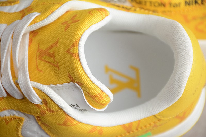 NIKE LOW AIR FORCE 1 X LV yellow white