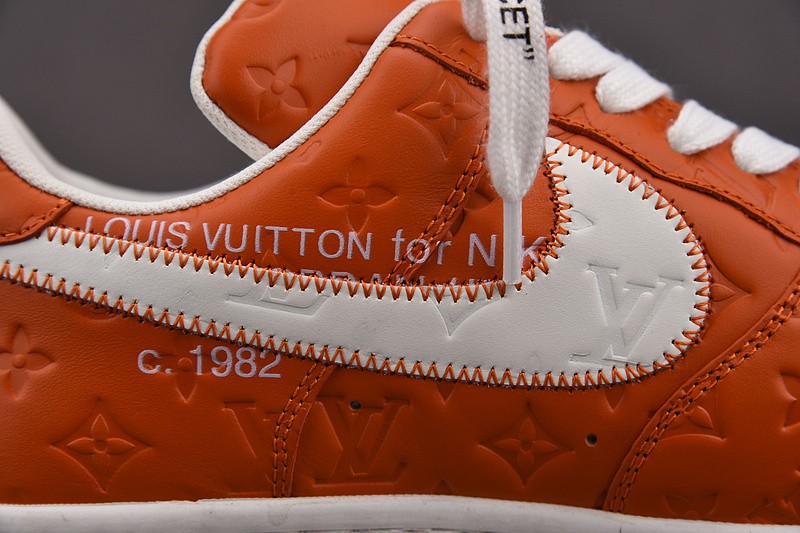 NIKE LOW AIR FORCE 1 X LV orange
