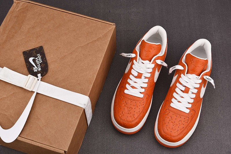 NIKE LOW AIR FORCE 1 X LV orange