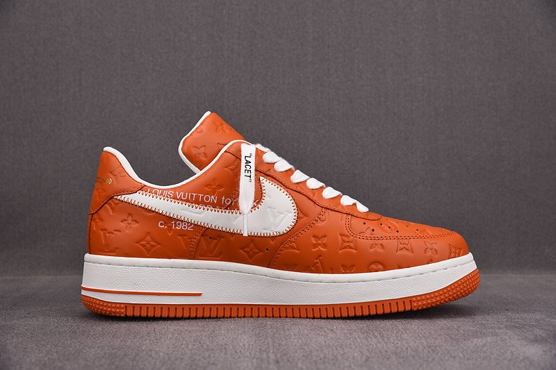 NIKE LOW AIR FORCE 1 X LV orange