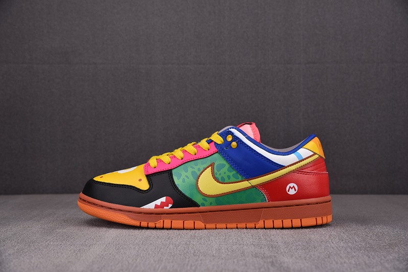 Nike Dunk Low "What the S*per Mario" Custom DH0952-101