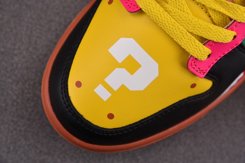 Nike Dunk Low "What the S*per Mario" Custom DH0952-101