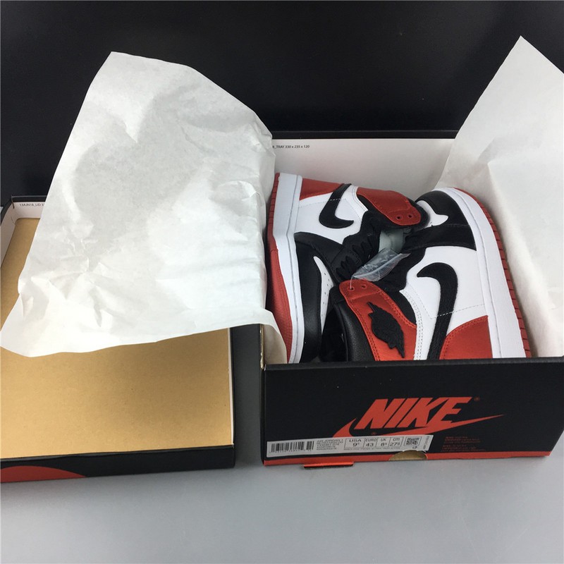 Air Jordan 1 Satin Black Toe CD0461-016
