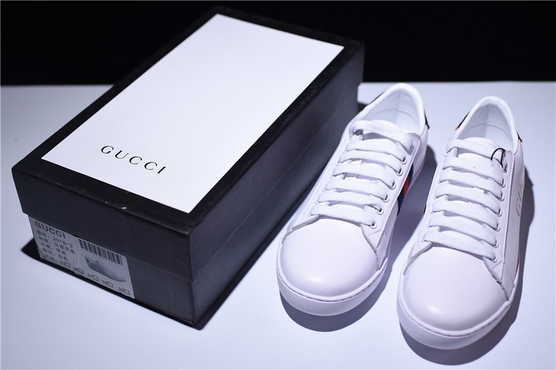 G*u*i ACE EMBROIDERED LOW-TOP SNEAKER WITH LOGO