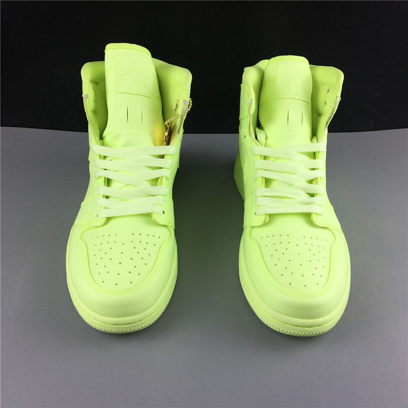 Air Jordan 1 Retro High Barely Volt  AH7389-700