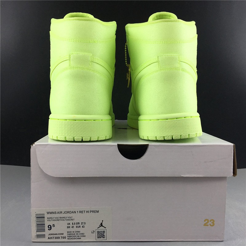 Air Jordan 1 Retro High Barely Volt  AH7389-700