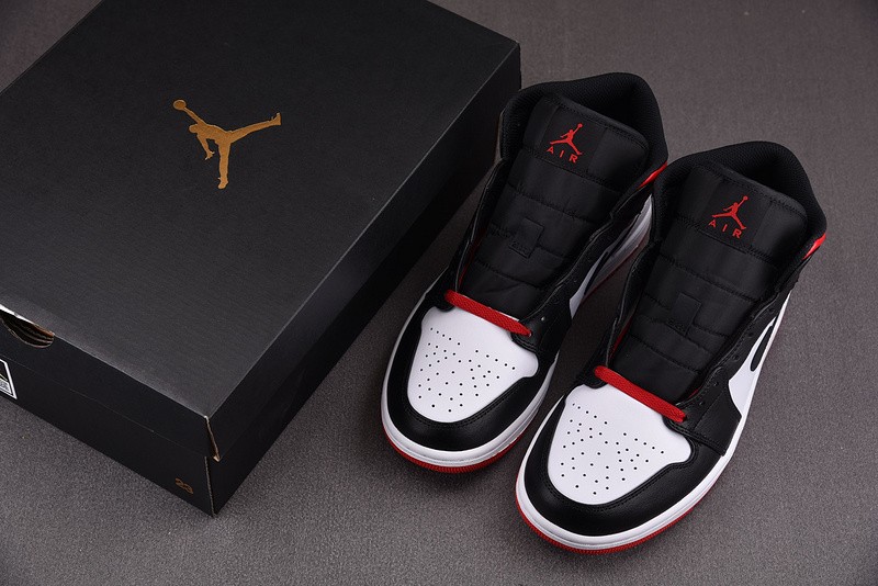 Air Jordan 1 Mid Gym Red Black Toe DQ8426-106