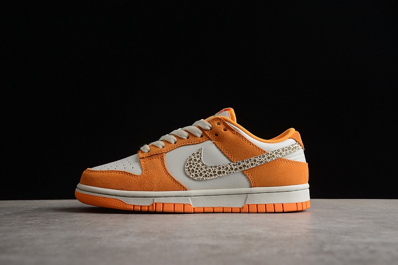 Nike Dunk Low Safari Swoosh Kumquat DR0156-800
