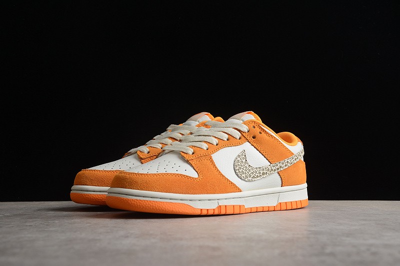 Nike Dunk Low Safari Swoosh Kumquat DR0156-800