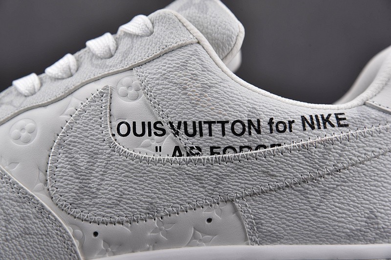 NIKE LOW AIR FORCE 1 X grey WHITE