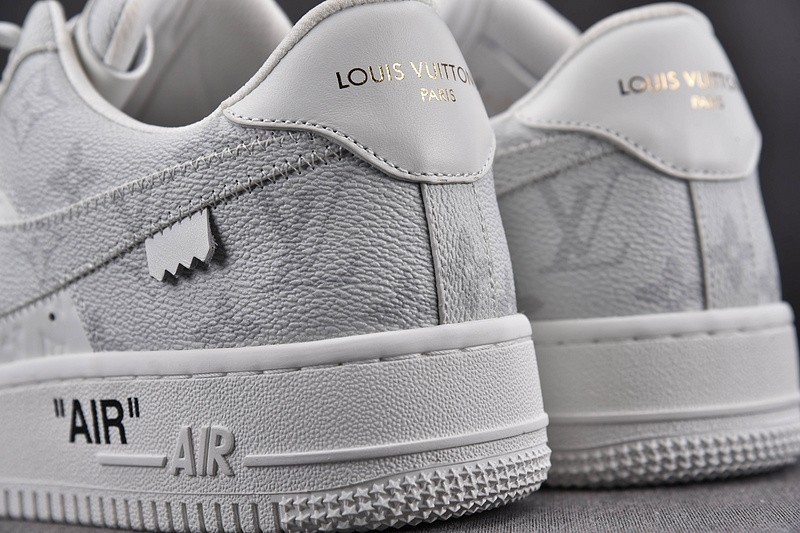 NIKE LOW AIR FORCE 1 X grey WHITE