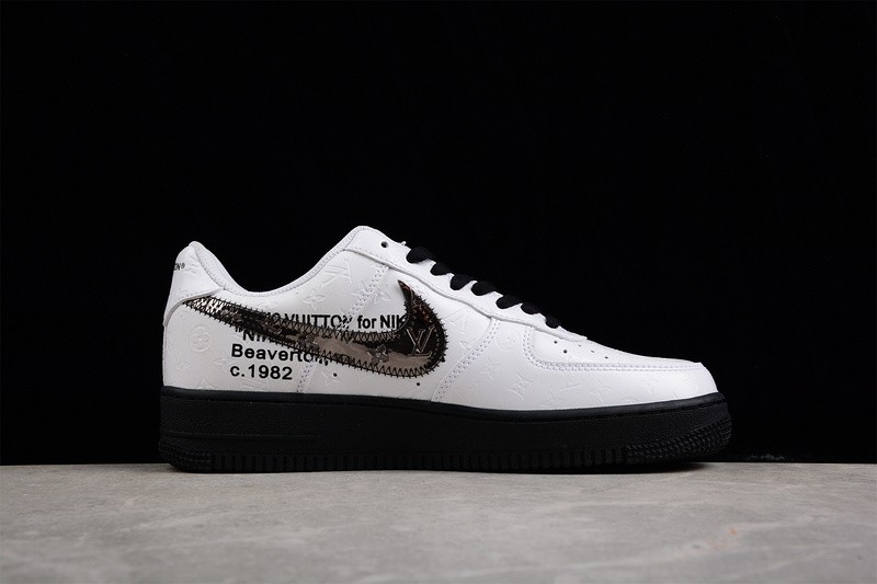 NIKE LOW AIR FORCE 1 X white black