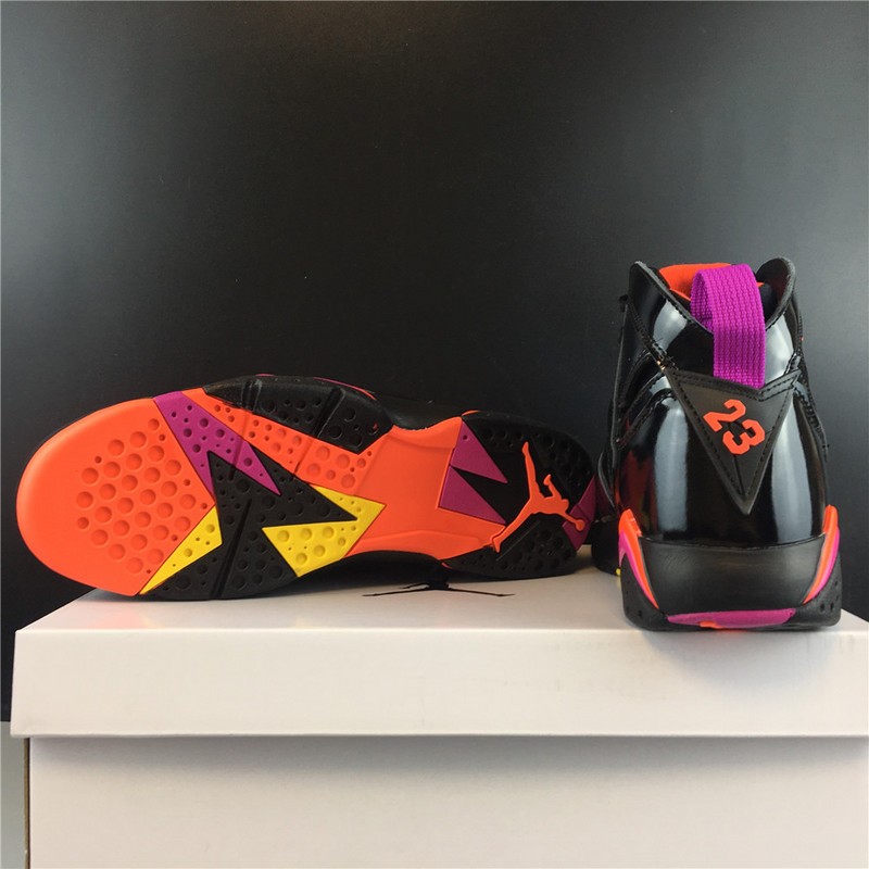 Air Jordan 7 Retro Black Patent Leather 313358-006