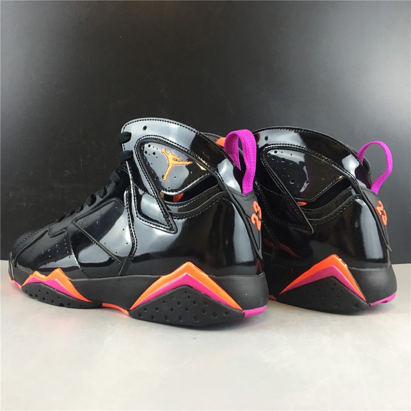 Air Jordan 7 Retro Black Patent Leather 313358-006