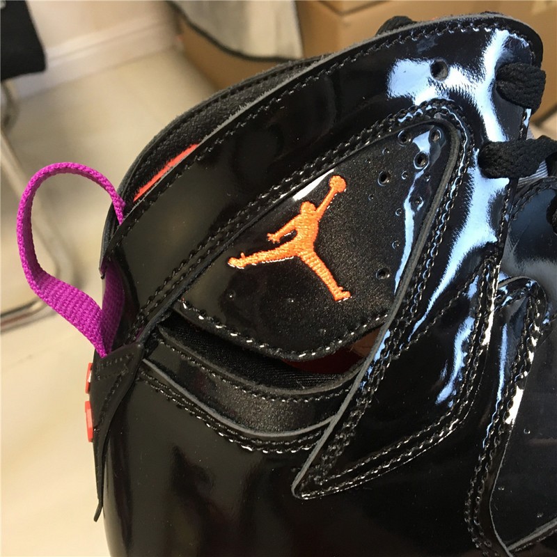 Air Jordan 7 Retro Black Patent Leather 313358-006