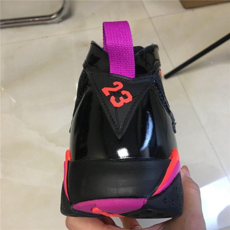 Air Jordan 7 Retro Black Patent Leather 313358-006