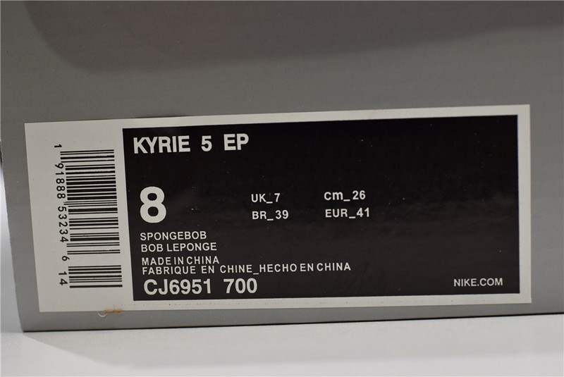 Kyrie 5 Spongebob Squarepants  CJ6951-700
