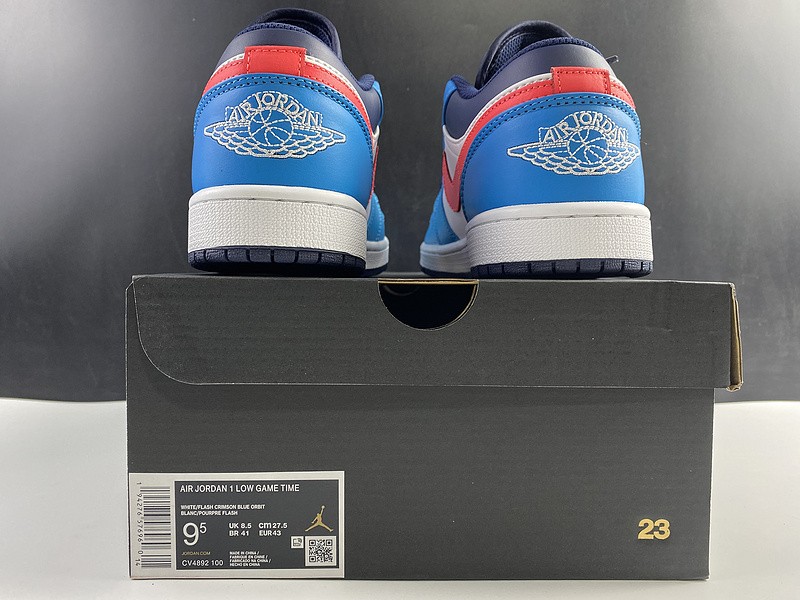 Air Jordan 1 Low Blue Red CV4892-100