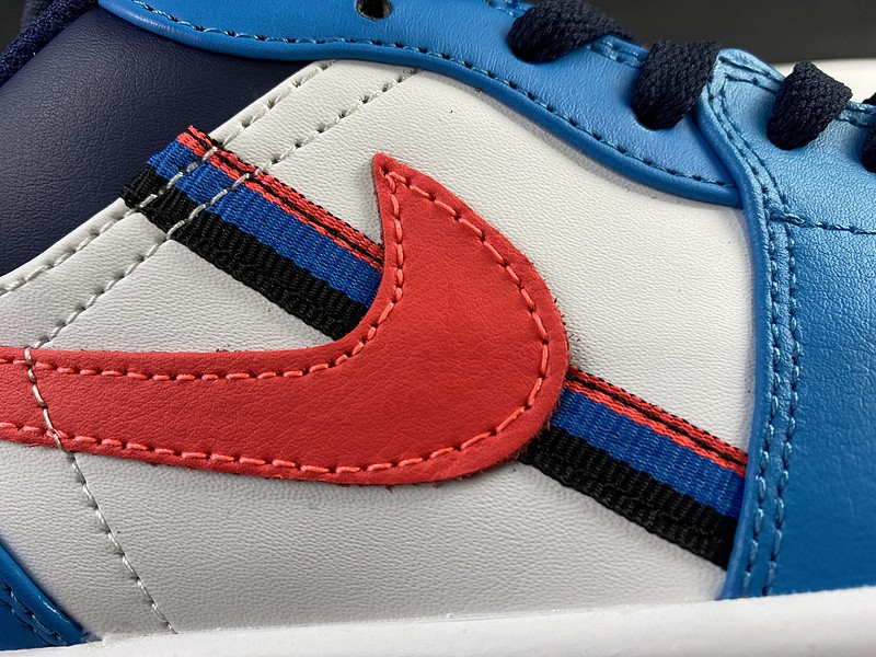 Air Jordan 1 Low Blue Red CV4892-100