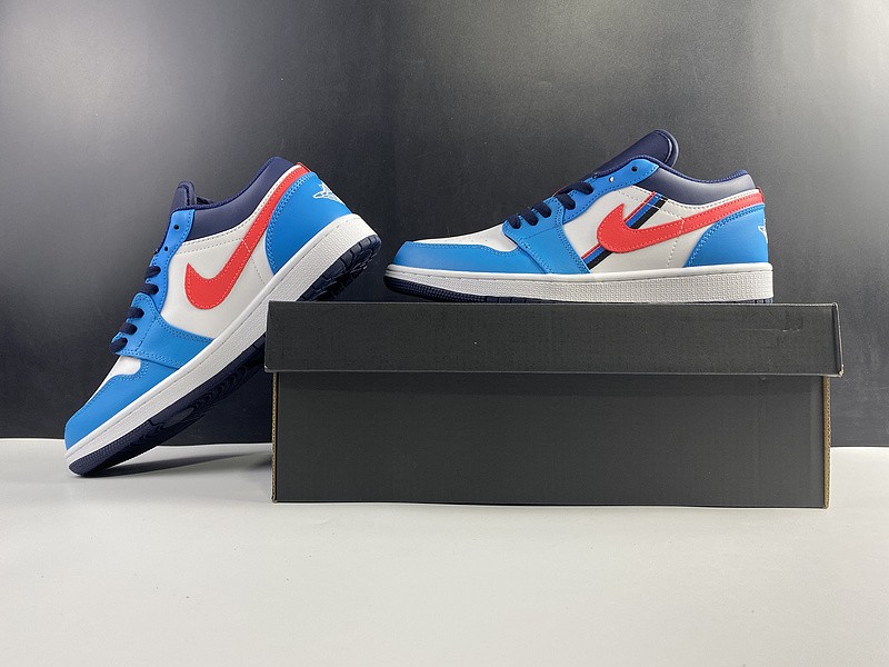 Air Jordan 1 Low Blue Red CV4892-100