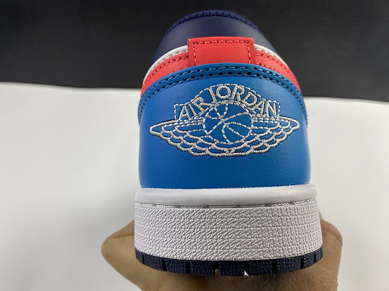 Air Jordan 1 Low Blue Red CV4892-100