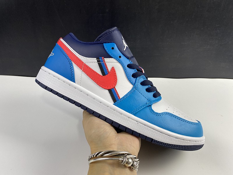 Air Jordan 1 Low Blue Red CV4892-100