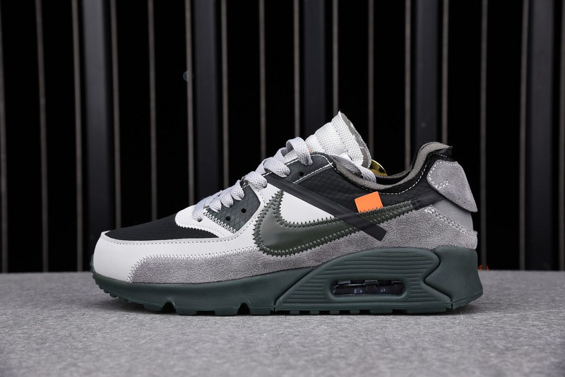 OFF-WHITE NIKE AIR MAX 90 GREY AA7293-002