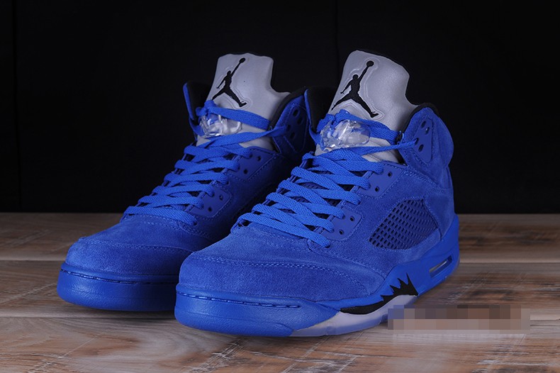 Air Jordan 5 Retro "blue Suede" 136027-401