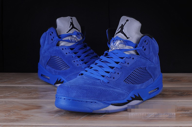 Air Jordan 5 Retro "blue Suede" 136027-401