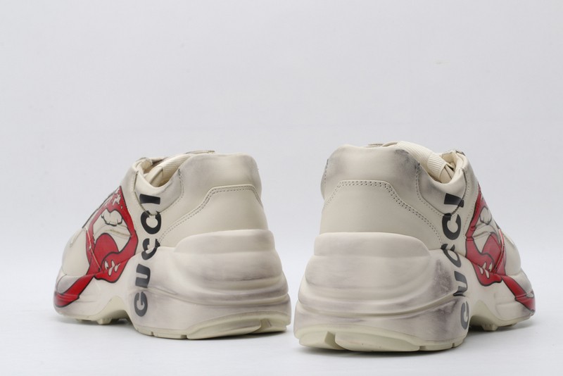 G*u*i* Rhyton Vintage Trainer Sneaker 576965 DRW00 9555