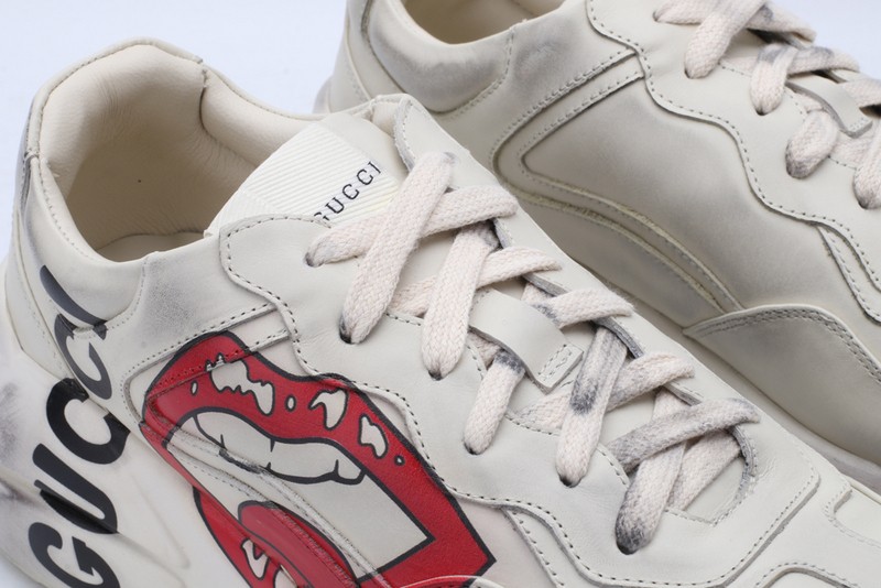 G*u*i* Rhyton Vintage Trainer Sneaker 576965 DRW00 9555