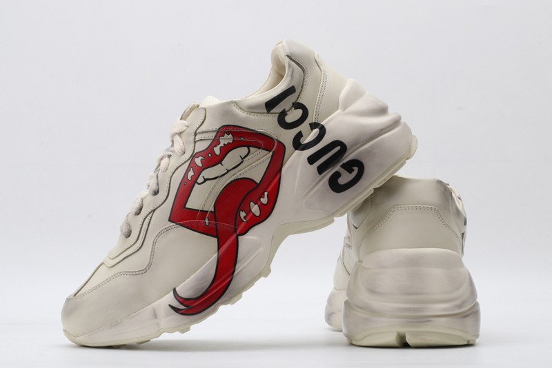 G*u*i* Rhyton Vintage Trainer Sneaker 576965 DRW00 9555