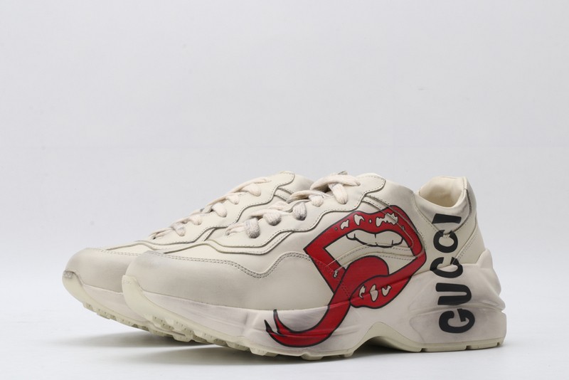 G*u*i* Rhyton Vintage Trainer Sneaker 576965 DRW00 9555