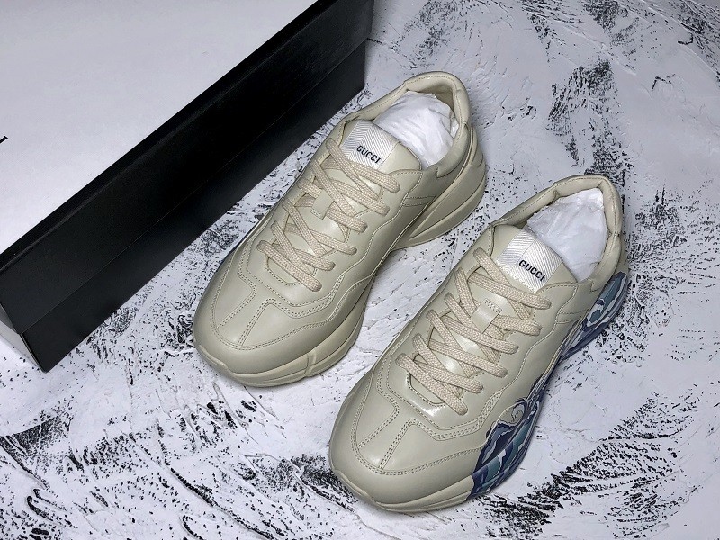 G*u*i* Rhyton Vintage Trainer Sneaker 576965 DRW00 9534