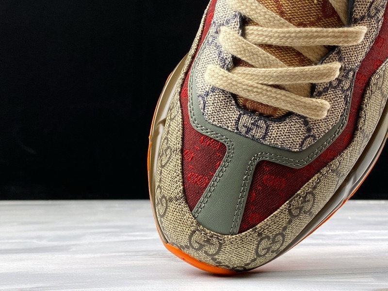 G*u*i* Rhyton Vintage Trainer Sneaker 576969 DRW00 9522