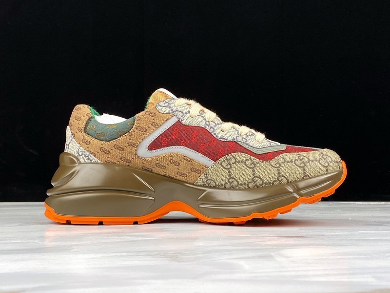 G*u*i* Rhyton Vintage Trainer Sneaker 576969 DRW00 9522